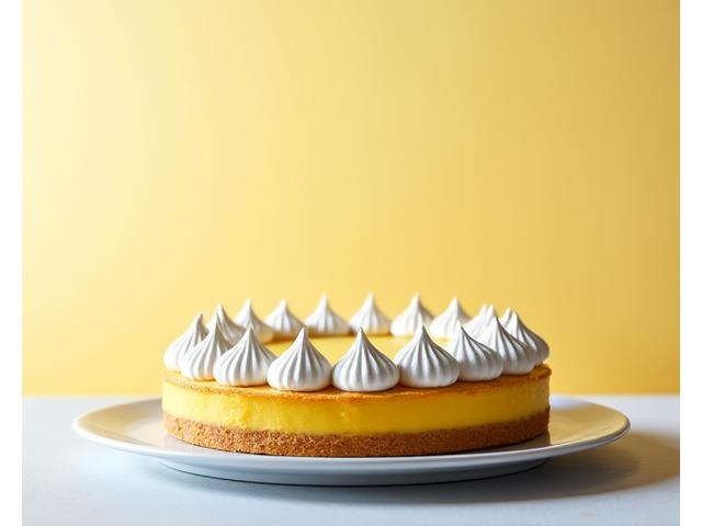 Tarte au citron meringuée brillante et dorée, préparée par un participant