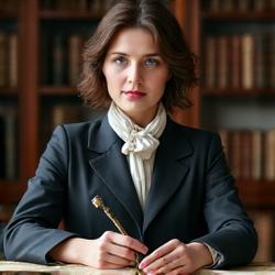 Portrait de Dr. Élise Moreau, historienne